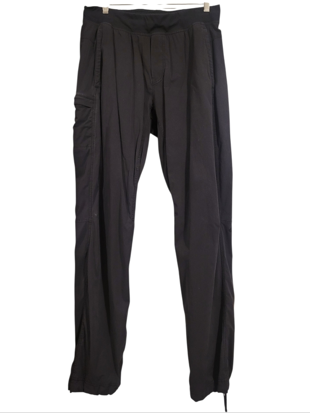Lululemon Dance Studio Mens Large Pants Graphite Black Micro Stripes Athletic